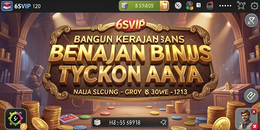 Screenshot gameplay 6SVIP menampilkan manajemen bisnis Tycoon yang menantang.