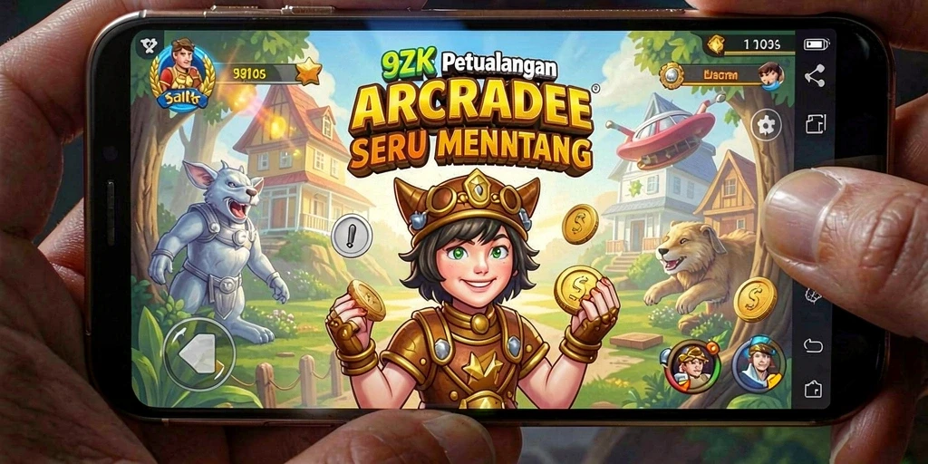 Tampilan gameplay menarik dari 9ZK yang penuh warna.