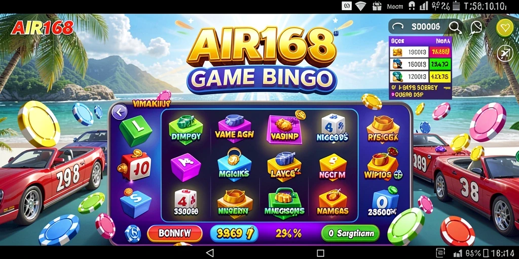 Screenshot gameplay menampilkan keseruan bermain Bingo di AIR168.