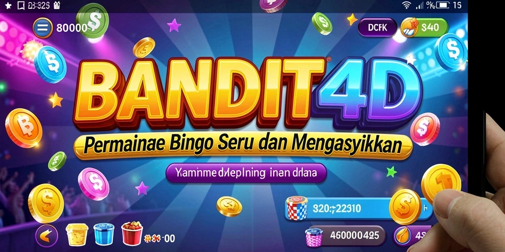 Tampilan gameplay seru di BANDIT4D dengan bingo yang mendebarkan.