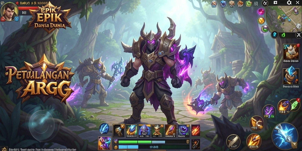Gameplay epik BARU01 dengan visual memukau.