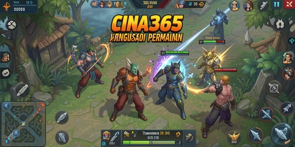 Screenshot gameplay CINA365 menampilkan strategi dan taktik yang mendebarkan.
