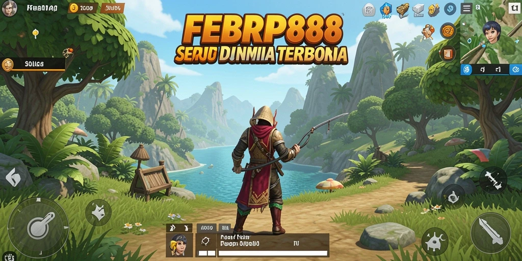 Tampilan gameplay menarik dari FBRP88 dalam dunia terbuka yang luas.