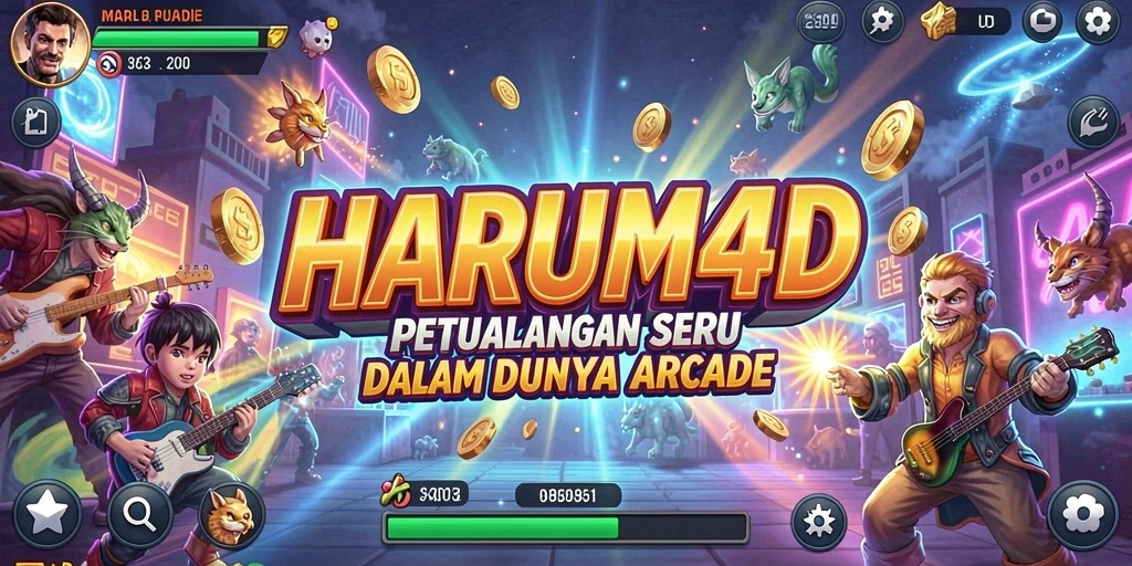 Tampilan gameplay HARUM4D yang menarik dan penuh aksi.
