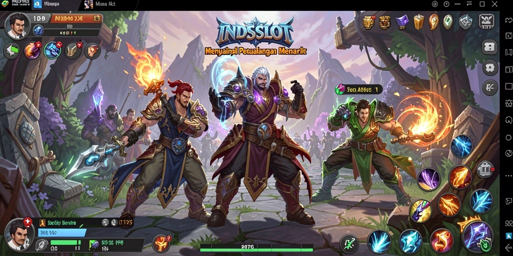 Tampilan gameplay seru dalam dunia ARPG yang luas.