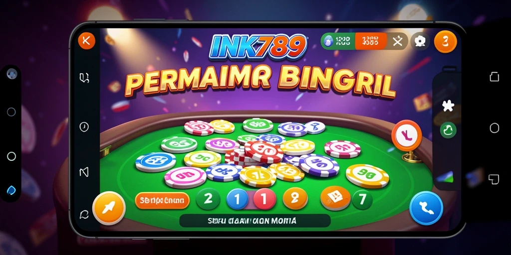 Screenshot gameplay Bingo yang menarik dan seru di INK789.