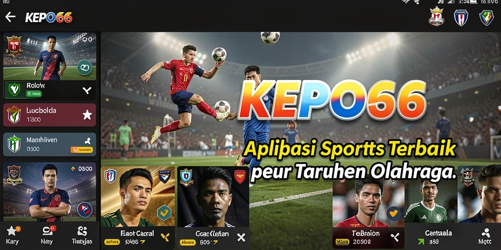 Gameplay taruhan olahraga seru di aplikasi KEPO66.