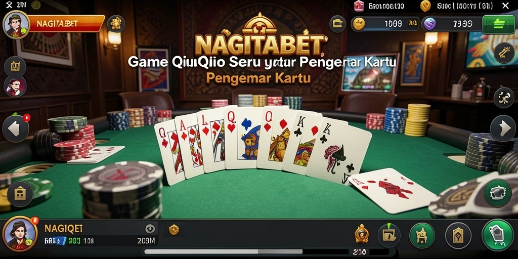 Gameplay seru dalam permainan QiuQiu NAGITABET.