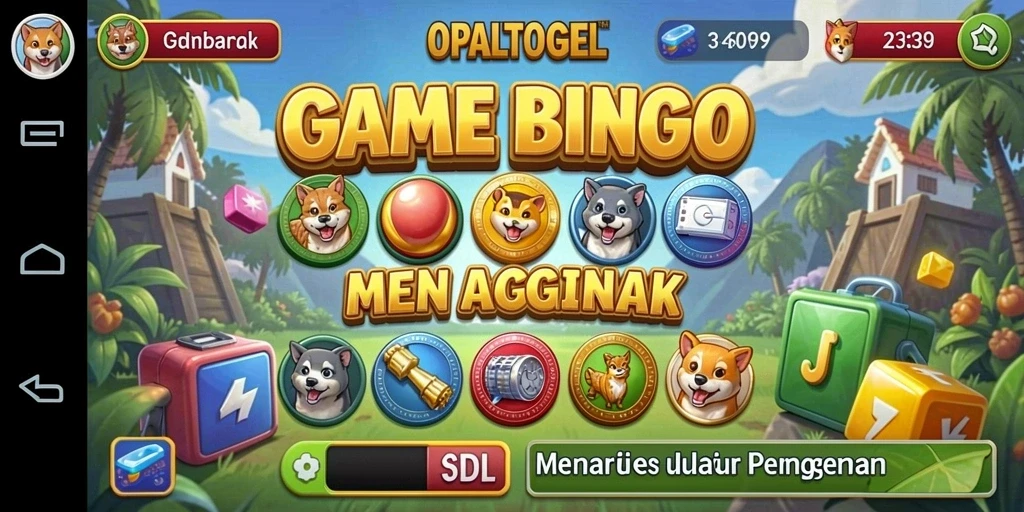 Tampilan gameplay menegangkan dalam OPALTOGEL saat bermain Bingo.