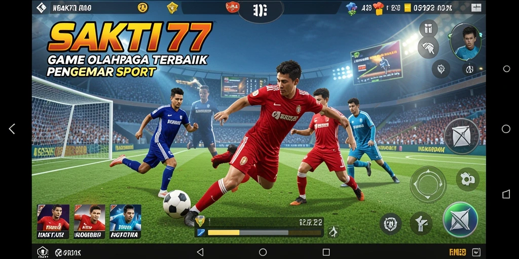 Tangkapan layar gameplay SAKTI77 yang menampilkan aksi olahraga seru.
