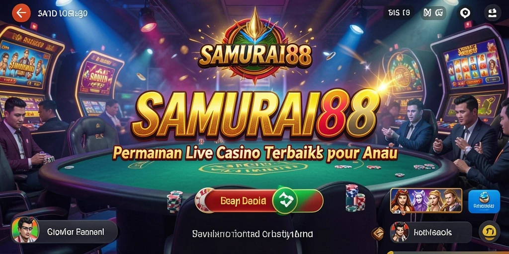 Gameplay menarik dan interaktif dari SAMURAI88 saat bermain Live Casino.
