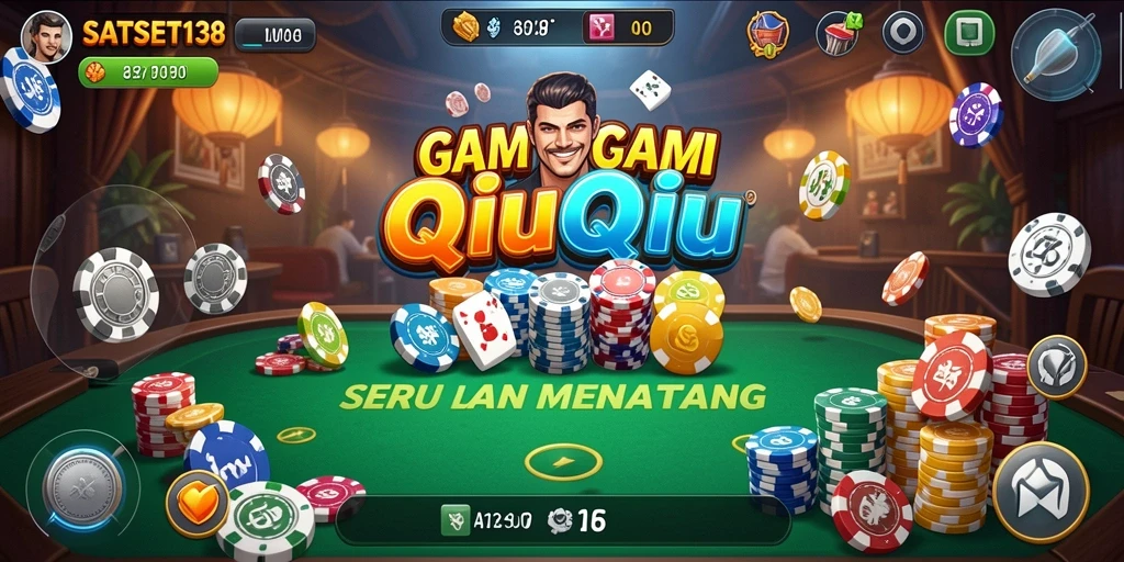 Tampilan gameplay QiuQiu di SATSET138 yang seru dan mendebarkan.