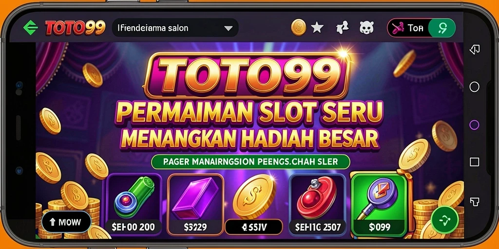 Screenshot gameplay TOTO99 dengan grafis Slot yang menarik.