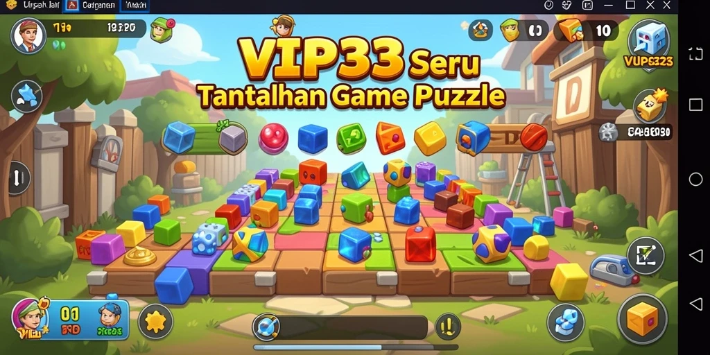 Tangkapan layar gameplay VIP333 yang menunjukkan teka-teki menantang.